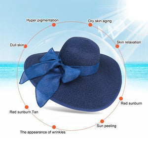 Summer Beach Wide Brim Sun Hats, UPF 50+
