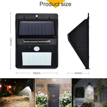 Load image into Gallery viewer, Hirundo 20 LED Solar Lamps Outdoor