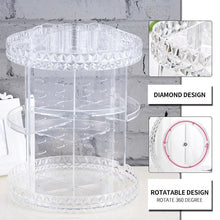Load image into Gallery viewer, 360° Rotating Crystal Cosmetic Storage Box