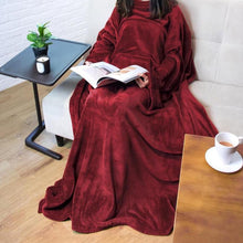 Load image into Gallery viewer, Full Body Snuggle Blanket With Sleeves