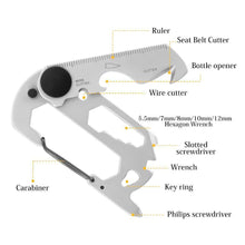 Load image into Gallery viewer, Multi-functional EDC Gadgets Carabiner Emergency Tool