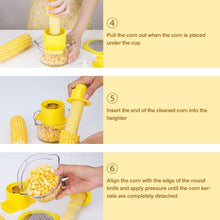 Load image into Gallery viewer, Cob Corn Stripper With Built-In Measuring Cup And Grater