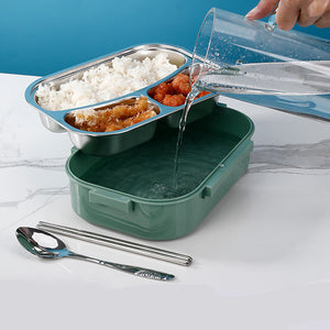 Stainless steel large capacity portable lunch box