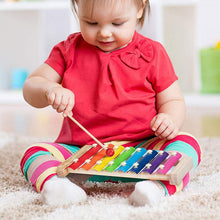 Load image into Gallery viewer, Wooden Octave Knocking Piano Baby Beat Xylophone