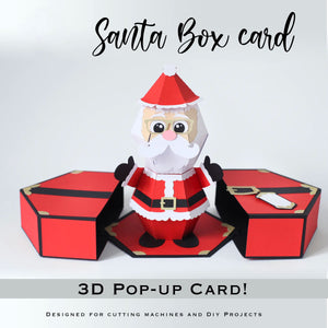 Christmas sale 3D Santa Claus Prank Pop-up Box card🥳