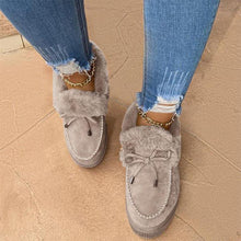 Load image into Gallery viewer, Women&#39;s boots round head thick sole Orthopedic Arch-Support thick warm cotton shoes
