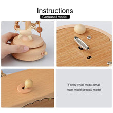 Load image into Gallery viewer, Wooden Music Box