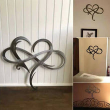 Load image into Gallery viewer, 💞Infinity heart - Steel wall decor Metal Wall art