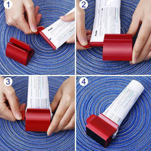 Load image into Gallery viewer, Rolling Tube Toothpaste Squeezer Toothpaste Holder Stand
