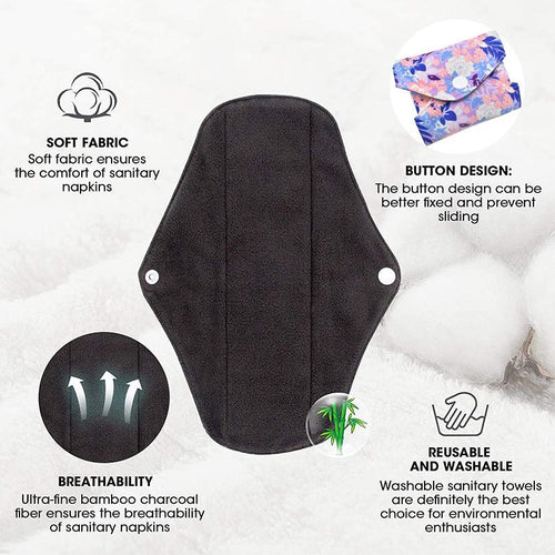 Have Both Health And Money — Reusable pads that can be used for at least 4 years (Random Color)