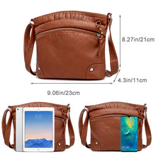 Load image into Gallery viewer, Multi-Compartment Leather Bag