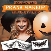 Load image into Gallery viewer, Halloween Prank Makeup Temporary Tattoo