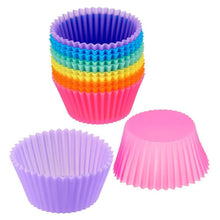 Load image into Gallery viewer, Reusable Silicone Baking Cups