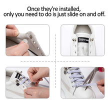 Load image into Gallery viewer, Elastic No Tie Quick Shoelaces