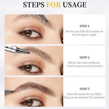 Load image into Gallery viewer, 🔥BIG SALE - 50% OFF🔥3D Waterproof Microblading Eyebrow Pen 4 Fork Tip Tattoo Pencil (2 pcs)