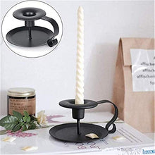 Load image into Gallery viewer, Wrought Iron Taper Candle Holder