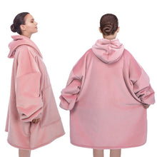 Load image into Gallery viewer, Cozy Hoodie Blanket Oversized Blanket Sweatshirt For Adults &amp; Children
