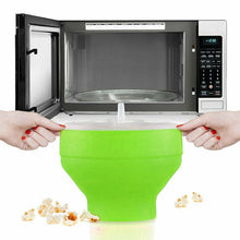 Load image into Gallery viewer, Silicone Popcorn Popper Bowl