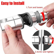 Load image into Gallery viewer, Adjustable Shower Head Holder For Slide Bar