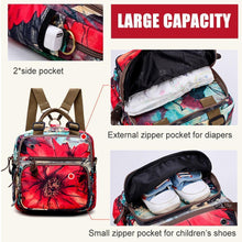 Load image into Gallery viewer, Leisure Style Flower Pattern Backpack