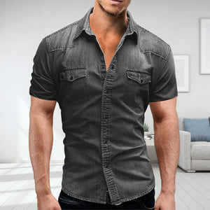 Short Sleeve Denim Shirts