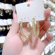 Load image into Gallery viewer, Fashion Oval Earrings