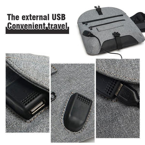 Retro Rectangles Crossbody Bag，Sling Bag