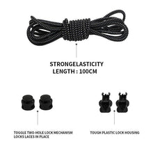 Load image into Gallery viewer, Elastic Fashionable Shoe Laces (2 Pairs)