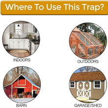 Load image into Gallery viewer, Auto Reset Flip N Slide Bucket Lid/Rat Trap