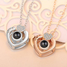 Load image into Gallery viewer, 100 Languages &quot;I LOVE YOU&quot; Necklace &amp; Ring（adjustable）