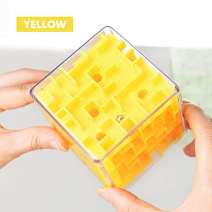 3D Cube Puzzle Maze Toy (Random Color)