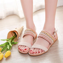Load image into Gallery viewer, Summer Roman Flat Sandals