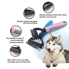 Load image into Gallery viewer, Pet Grooming Dual Sided Comb