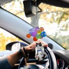 Load image into Gallery viewer, Gift For Cat Lover Cat With Balloon Car Hanging Ornament