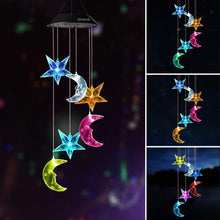 Load image into Gallery viewer, Moon &amp; Stars Solar Light