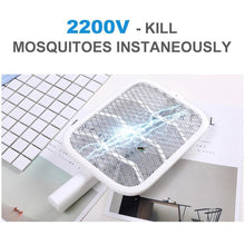 Load image into Gallery viewer, Telescopic electric mosquito swatter