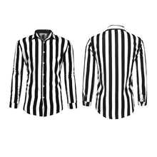Load image into Gallery viewer, Men&#39;s Striped Button Long Sleeve Shirt
