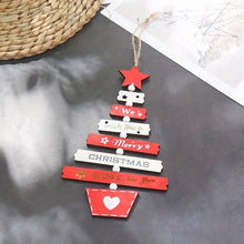 Load image into Gallery viewer, Christmas Tree Wooden Hanging Decoration