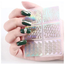 Load image into Gallery viewer, Hollow Nail Stencil DIY Stickers Kit
