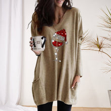 Load image into Gallery viewer, Women&#39;s Christmas Wine Glass T-shirts