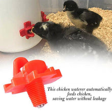 Load image into Gallery viewer, Horizontal Side Mount Chicken Waterer (10 PCS)
