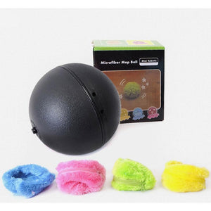 Pet Electric Ball Toy with Plush Cover