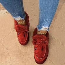 Load image into Gallery viewer, Women&#39;s boots round head thick sole Orthopedic Arch-Support thick warm cotton shoes