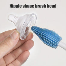 Load image into Gallery viewer, Silicone 360-degree Pacifier Cleaning Brush Set