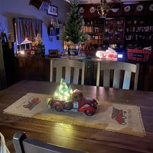 Load image into Gallery viewer, Red farm Truck Christmas Centerpiece