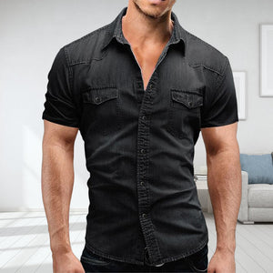 Short Sleeve Denim Shirts