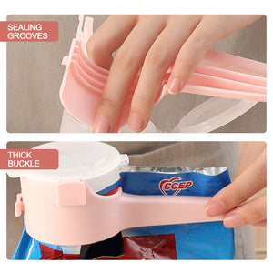 Seal and Pour Food Storage Bag Clip