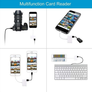 3-in-1 SD TF USB Card Reader OTG Adapter