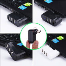 Load image into Gallery viewer, Mini Rotatable 3-Port USB Hub
