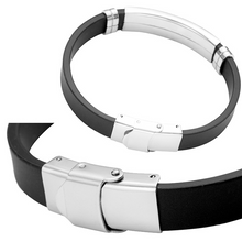 Load image into Gallery viewer, Steel &amp; Silicone Bracelets